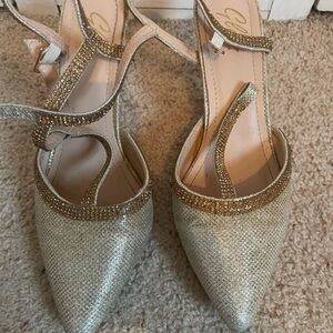 Chic Silver and Gold Women's Heels